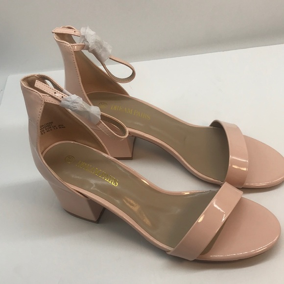 Dream Pairs Chunky Low Heel Pump Sandals Size 9.5 - Picture 3 of 14